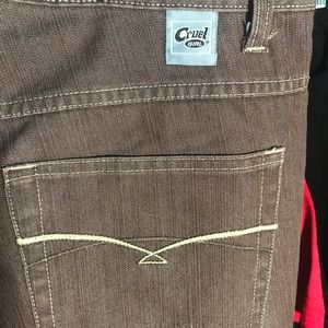 Cruel Girl brown jeans - Low Rise - 13 Long